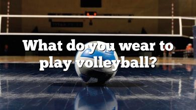 What do you wear to play volleyball?