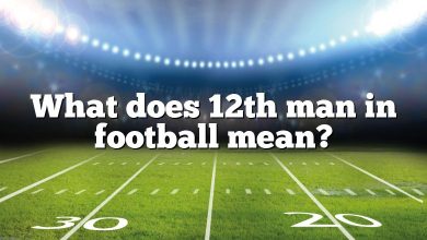 What does 12th man in football mean?