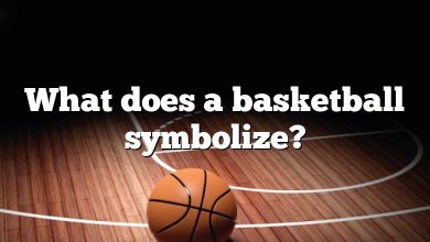 What does a basketball symbolize?