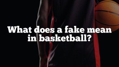 What does a fake mean in basketball?