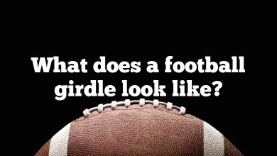 What does a football girdle look like?