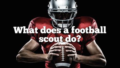 What does a football scout do?