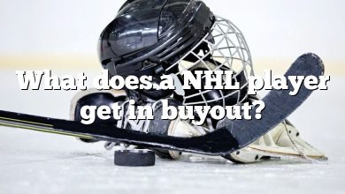 What does a NHL player get in buyout?