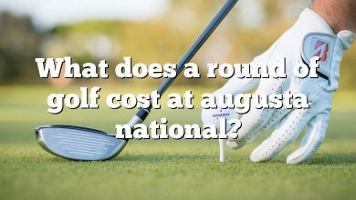 What does a round of golf cost at augusta national?