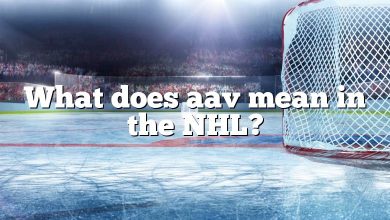 What does aav mean in the NHL?