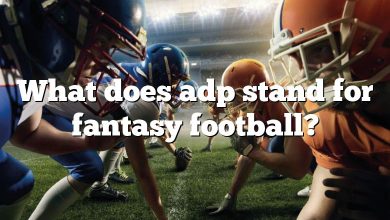 What does adp stand for fantasy football?