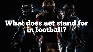 What does aet stand for in football?