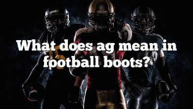 What does ag mean in football boots?