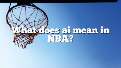 What does ai mean in NBA?