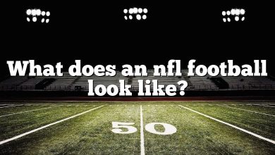 What does an nfl football look like?