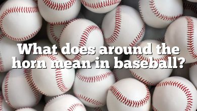 What does around the horn mean in baseball?