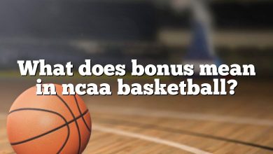 What does bonus mean in ncaa basketball?