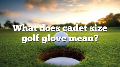 What does cadet size golf glove mean?