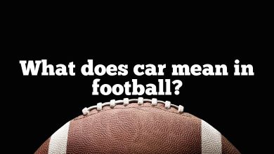 What does car mean in football?
