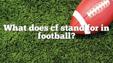 What does cf stand for in football?