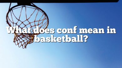 What does conf mean in basketball?