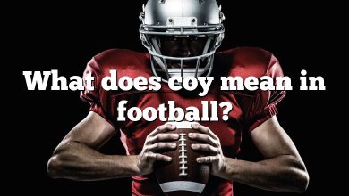 What does coy mean in football?