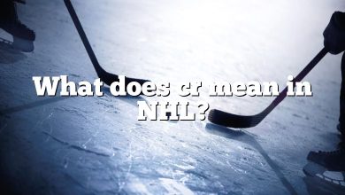 What does cr mean in NHL?