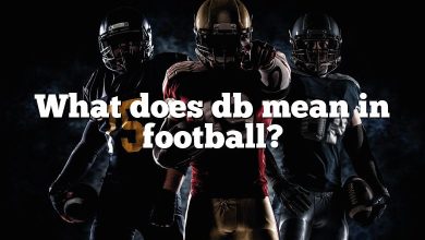 What does db mean in football?