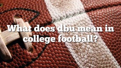 What does dbu mean in college football?