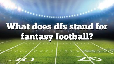 What does dfs stand for fantasy football?