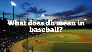 What does dh mean in baseball?