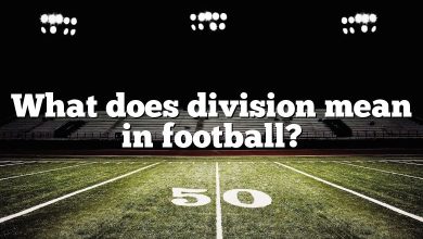 What does division mean in football?