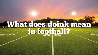 What does doink mean in football?