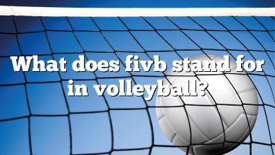 What does fivb stand for in volleyball?