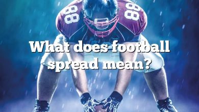 What does football spread mean?