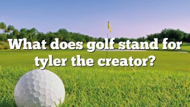 What does golf stand for tyler the creator?