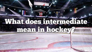 What does intermediate mean in hockey?