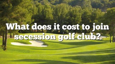 What does it cost to join secession golf club?