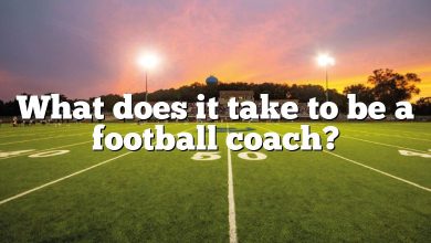What does it take to be a football coach?
