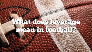 What does leverage mean in football?