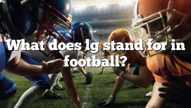 What does lg stand for in football?