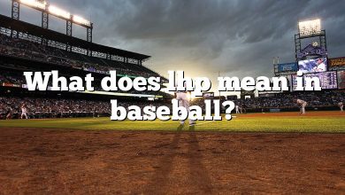 What does lhp mean in baseball?