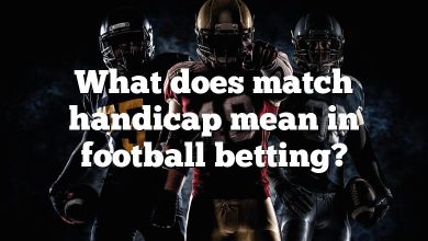 What does match handicap mean in football betting?