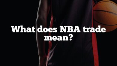 What does NBA trade mean?