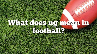 What does ng mean in football?
