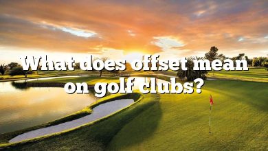 What does offset mean on golf clubs?