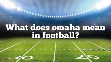 What does omaha mean in football?