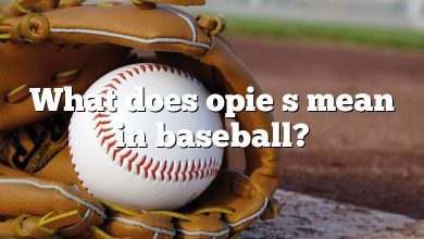 What does opie s mean in baseball?