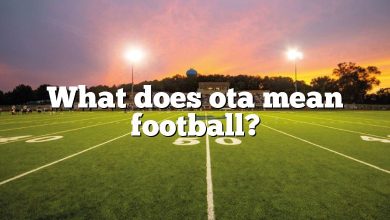 What does ota mean football?