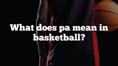 What does pa mean in basketball?