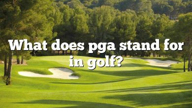 What does pga stand for in golf?