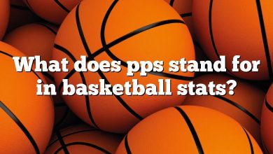 What does pps stand for in basketball stats?