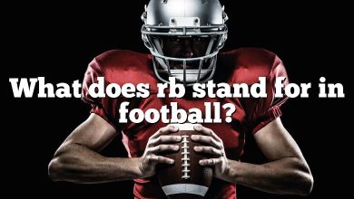 What does rb stand for in football?