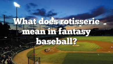 What does rotisserie mean in fantasy baseball?