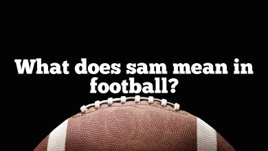 What does sam mean in football?